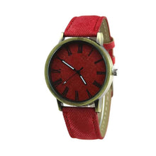 Load image into Gallery viewer, MEIBO Relojes Women Quartz Watches Denim Design