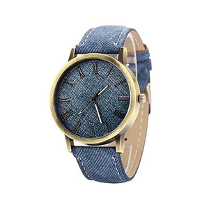 MEIBO Relojes Women Quartz Watches Denim Design