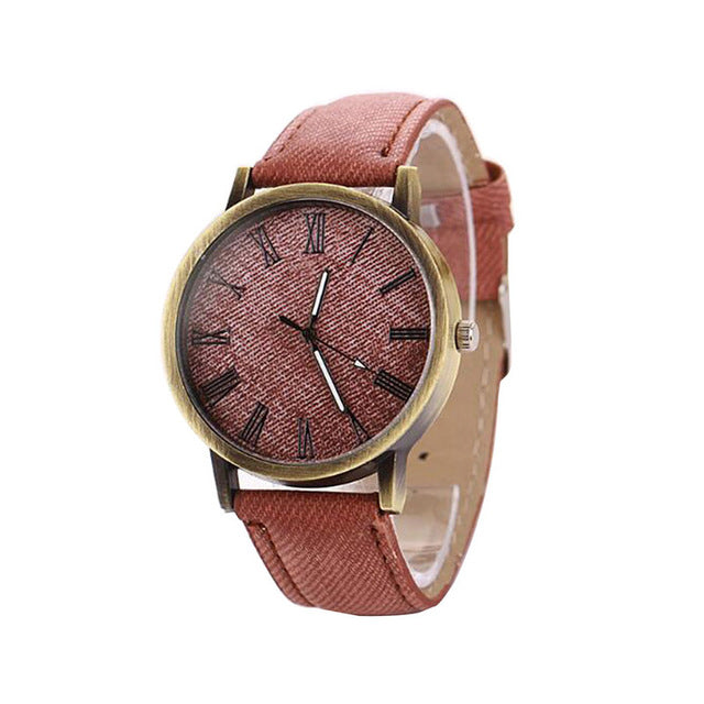 MEIBO Relojes Women Quartz Watches Denim Design