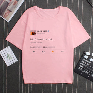 Wish I Had A Friend Like Me Letter Print Gray Tshirt