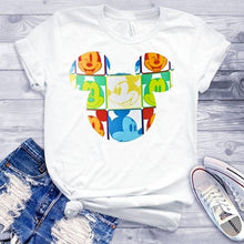 Load image into Gallery viewer, FIXSYS Women Harajuku Tshirt Kawaii Cartoon Tee Shirts