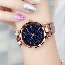 Load image into Gallery viewer, Ladies Watch Women Watch Magnetic Starry Sky Clock Quartz