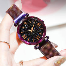 Load image into Gallery viewer, Ladies Watch Women Watch Magnetic Starry Sky Clock Quartz