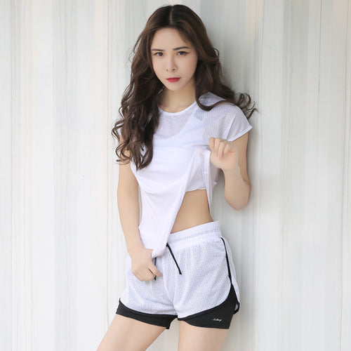 Summer sports short sleeve T-shirt lady clothing