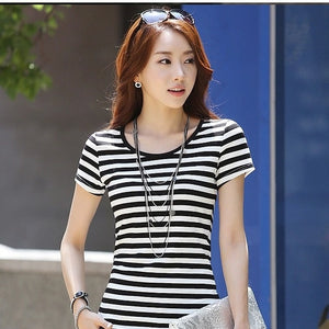 Womens T-Shirt V Collar T Shirts Skinny Half Sleeve Clothes