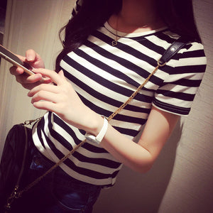 Womens T-Shirt V Collar T Shirts Skinny Half Sleeve Clothes