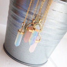 Load image into Gallery viewer, Hot sale Hexagonal Column Quartz Necklaces Pendants Fashion