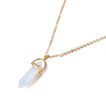 Load image into Gallery viewer, Hot sale Hexagonal Column Quartz Necklaces Pendants Fashion