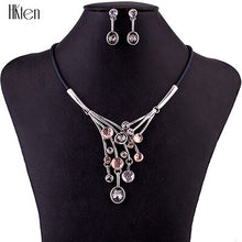 Load image into Gallery viewer, Fashion Jewelry Sets Choker Necklace Crystal Charms