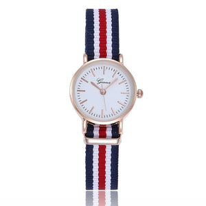 Fashion Canvas Couple Quartz Watches