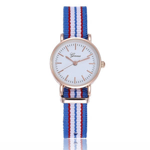 Fashion Canvas Couple Quartz Watches