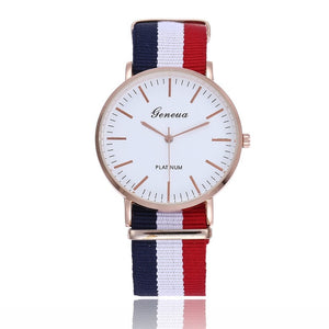 Fashion Canvas Couple Quartz Watches