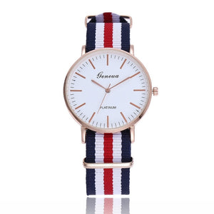 Fashion Canvas Couple Quartz Watches