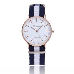 Fashion Canvas Couple Quartz Watches