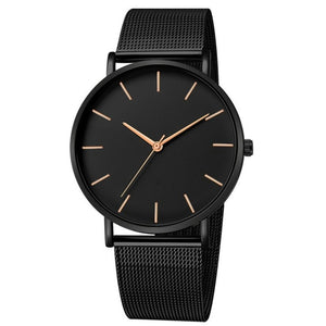 Simplicity Modern Quartz Watch Women Mesh Stainless Bracelet