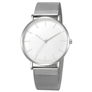 Simplicity Modern Quartz Watch Women Mesh Stainless Bracelet