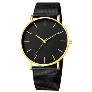 Simplicity Modern Quartz Watch Women Mesh Stainless Bracelet