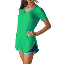 Load image into Gallery viewer, women large sizes tshirt casual long tunics female tops