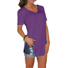 Load image into Gallery viewer, women large sizes tshirt casual long tunics female tops