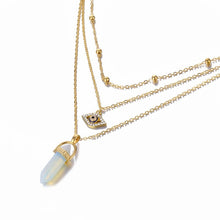 Load image into Gallery viewer, Hot sale Hexagonal Column Quartz Necklaces Pendants Fashion